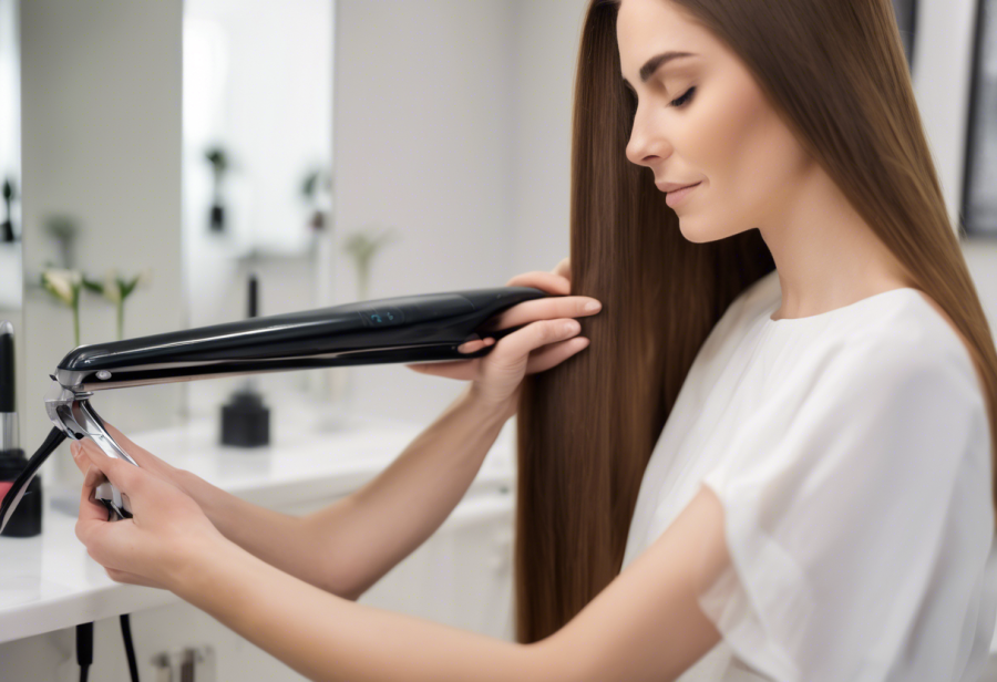 روش صحیح اتو کردن مو