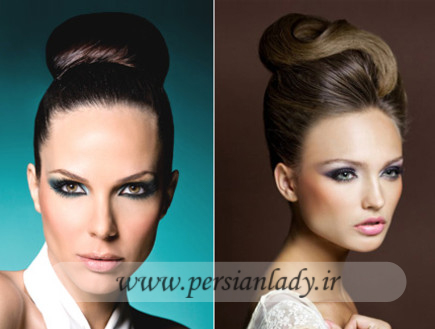 بستن موهای ساده-www.persianlady.ir