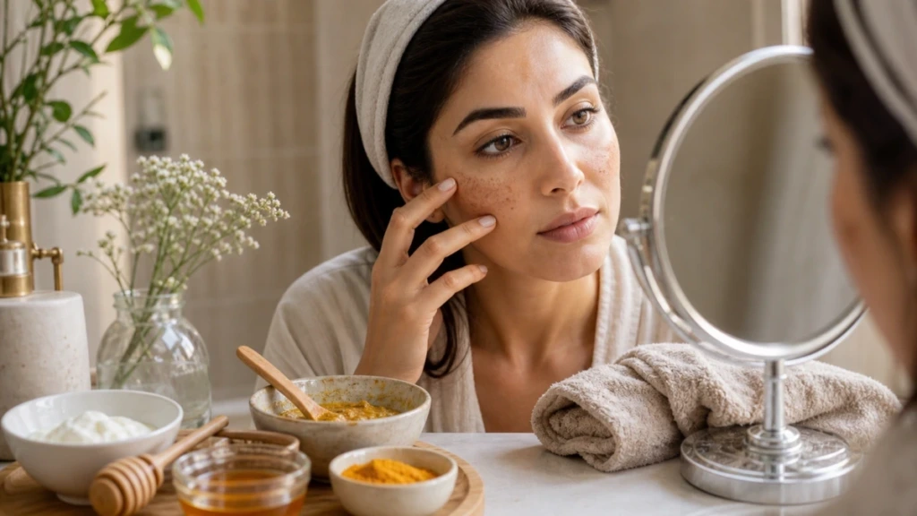 علت لکه های قهوه ای پوست و ماسک ضدلک