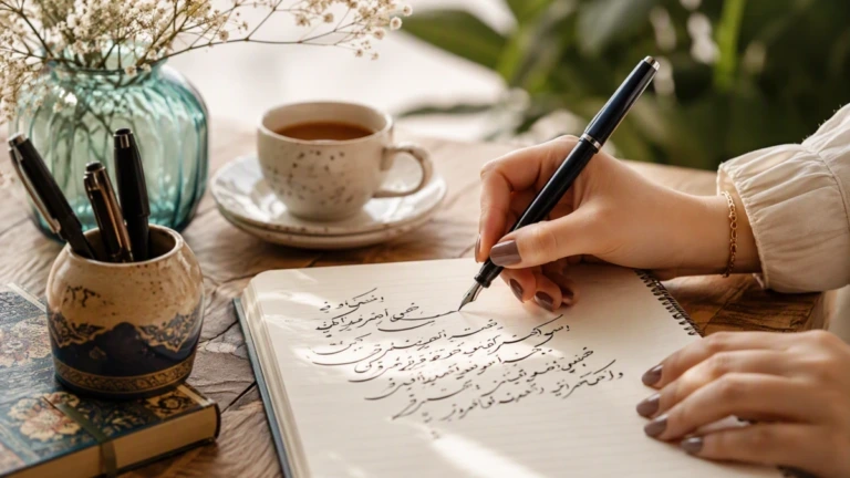 ۷ نکته مهم خوشخط شدن + یک دوره آموزشی رایگان خوشنویسی🎁