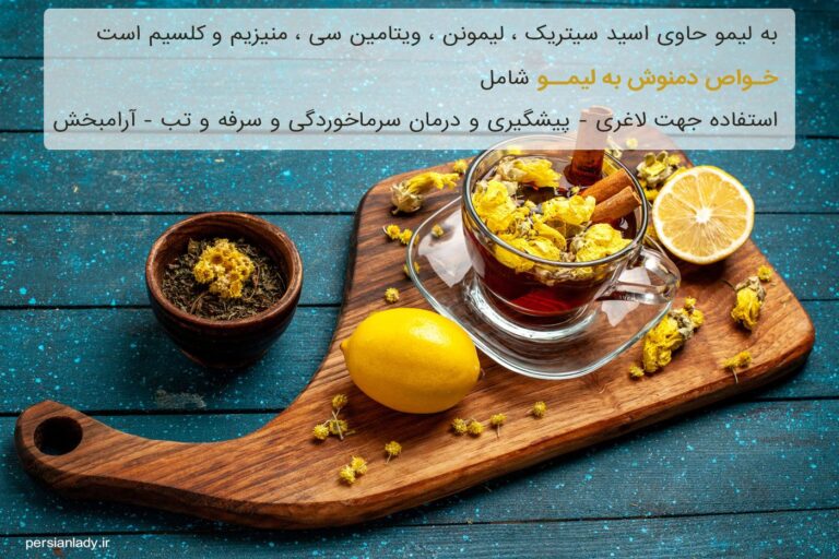 انواع خواص به لیمو به همراه آموزش نکات دمنوش به لیمو