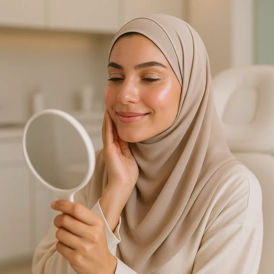 پوست سالم و بدون منافذ باز