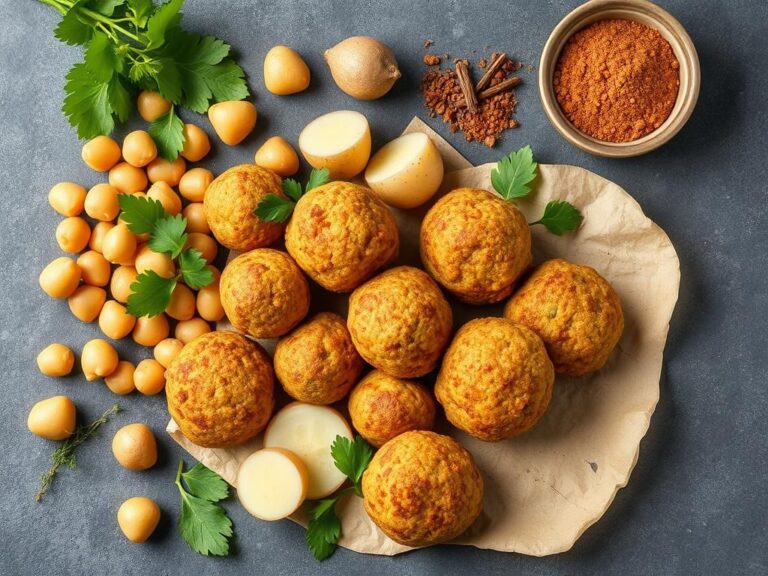 طرز تهیه فلافل خانگی با سیب‌ زمینی؛ دستور اصیل فلافل جنوبی که بوی آبادان و خرمشهر می‌ده