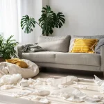 فرش و مبل مینیمال: فرمول طلایی خانهای دلباز، آرام و هماهنگ از نظر هارمونی رنگ ترکیب فرش و مبلمان در دکوراسیون مینیمال؛ چگونه هارمونی رنگ را بسازیم؟