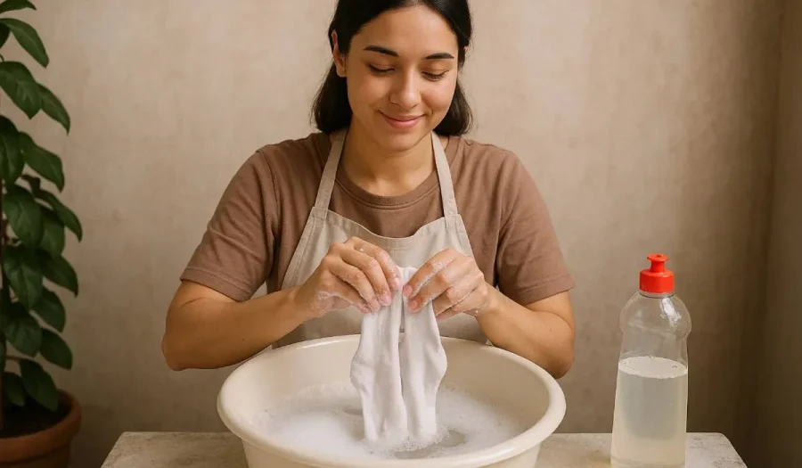 نحوه صحیح شستن جوراب