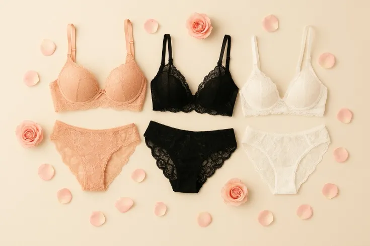 راز جذابیت استایل خانمها با شورت و سوتین توری ظریف و خوشدوخت راز جذابیت استایل خانمها با شورت و سوتین توری ظریف و خوشدوخت