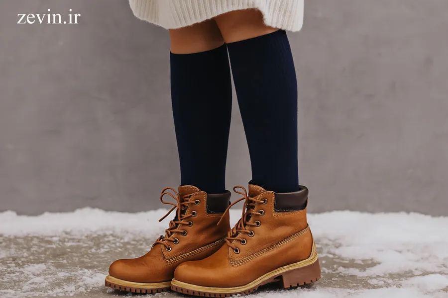 چطور جوراب زنانه مناسب هر کفش را انتخاب کنیم؟ جوراب بلند زنانه