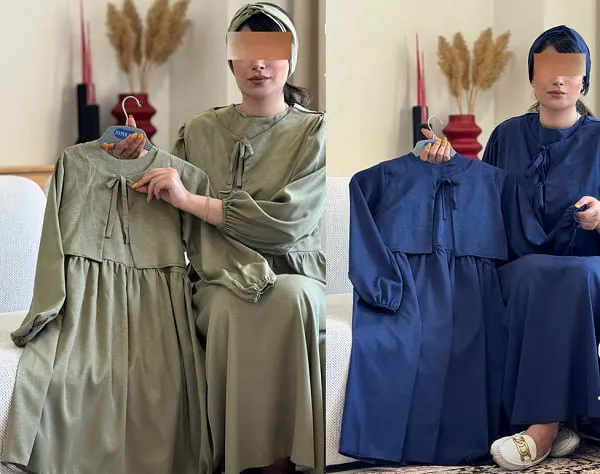 بهترین مدل لباس زنانه برای مهمانی لباس ست مادر دختری با دوخت باران گالری