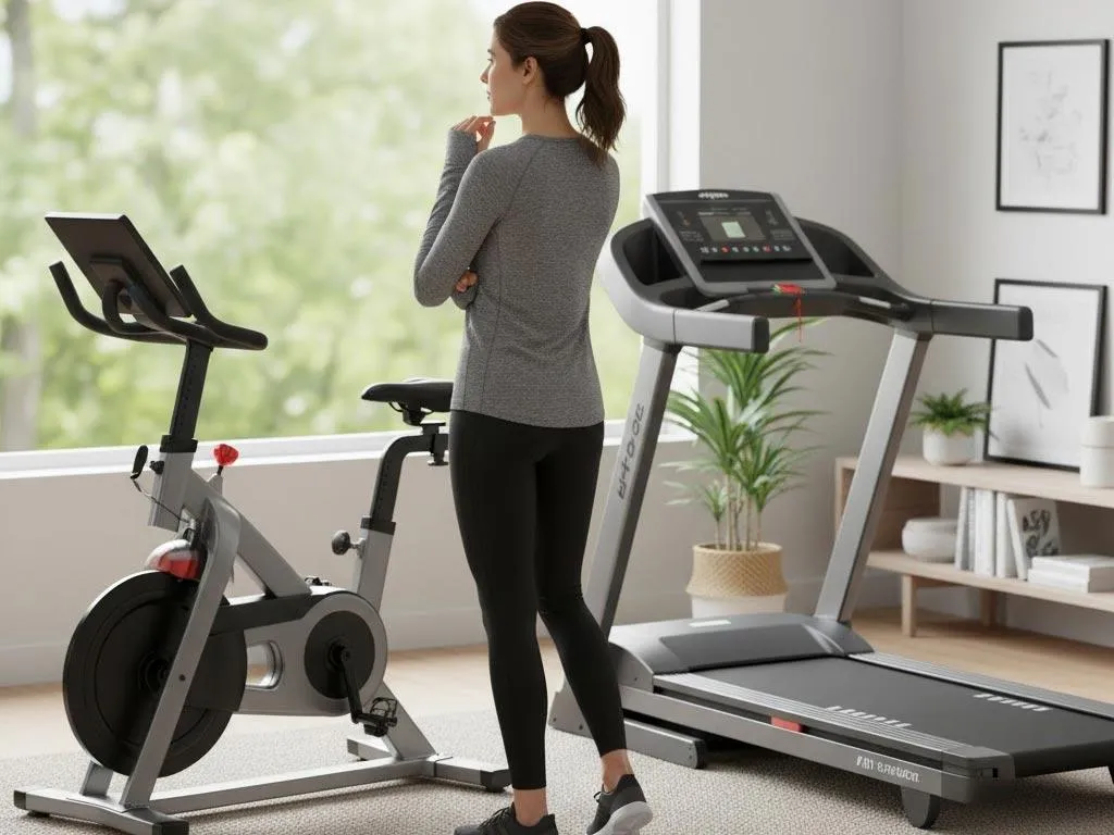 راهنمای جامع انتخاب: تردمیل یا دوچرخه ثابت؟ گام اول برای لاغری و تناسب اندام در منزل راهنمای جامع انتخاب: تردمیل یا دوچرخه ثابت؟ گام اول برای لاغری و تناسب اندام در منزل