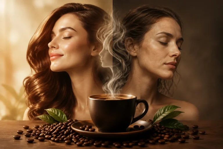تاثیر نوشیدن قهوه برصورت؛ بررسی دقیق فواید و مضرات قهوه برای پوست و موی شما