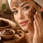 ماسک قهوه با تفاله برای صورت؛ پوست بدون منافذ با 7 روش ساده