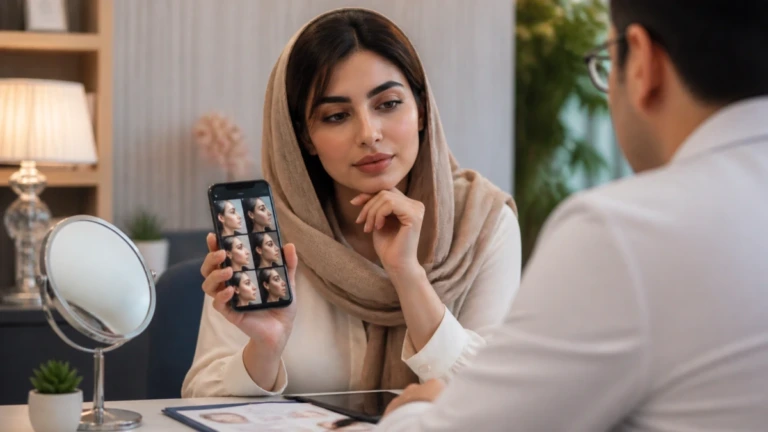 از عکس قبل و بعد تا جلسه مشاوره؛ راهنمای تصمیم‌گیری برای عمل بینی گوشتی